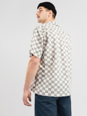 Black and white vans best sale checkered shirt